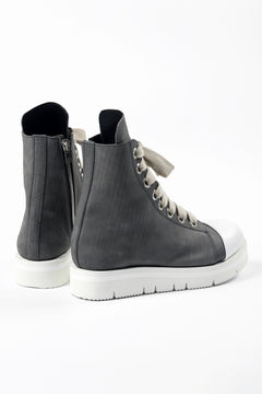 画像をギャラリービューアに読み込む, A.F ARTEFACT x Portaille THICK SNEAKER BOOTS / FILED STEER (GREY×WHITE)