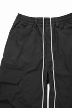 画像をギャラリービューアに読み込む, A.F ARTEFACT CARGO WIDE PANTS / PLAIN WEAVE (BLACK)