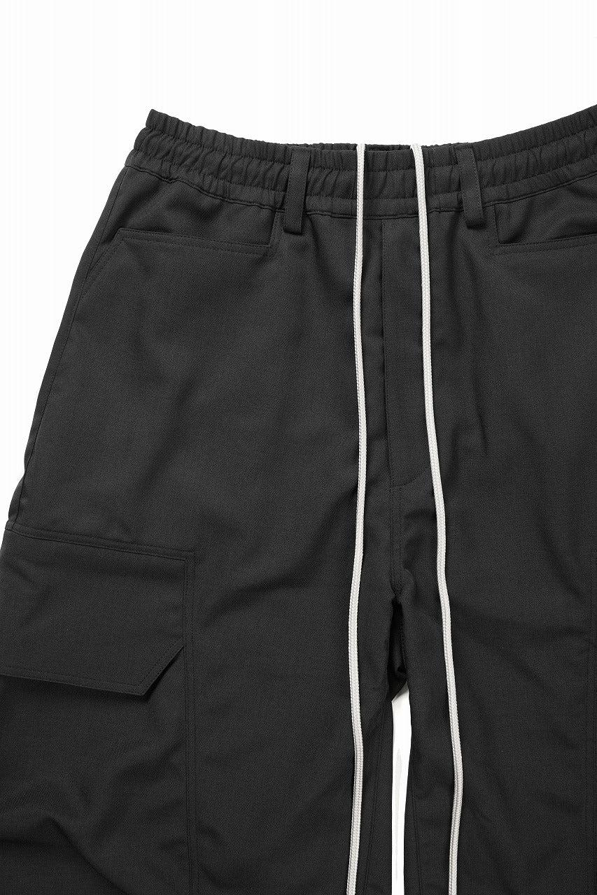 画像をギャラリービューアに読み込む, A.F ARTEFACT CARGO WIDE PANTS / PLAIN WEAVE (BLACK)