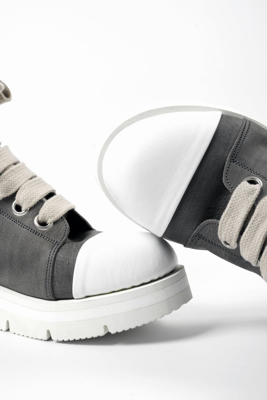 画像をギャラリービューアに読み込む, A.F ARTEFACT x Portaille THICK SNEAKER BOOTS / FILED STEER (GREY×WHITE)