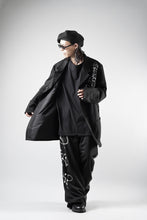 Load image into Gallery viewer, Y-3 Yohji Yamamoto CHITO GRAPHIC WIDE WOOL PANTS (BLACK)