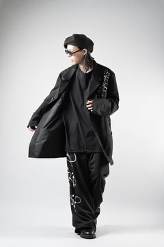 Load image into Gallery viewer, Y-3 Yohji Yamamoto CHITO GRAPHIC WIDE WOOL PANTS (BLACK)
