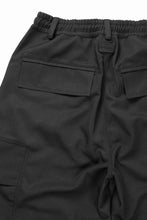 画像をギャラリービューアに読み込む, A.F ARTEFACT CARGO WIDE PANTS / PLAIN WEAVE (BLACK)