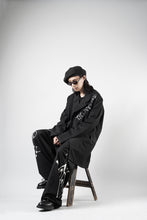 Load image into Gallery viewer, Y-3 Yohji Yamamoto CHITO GRAPHIC WIDE WOOL PANTS (BLACK)