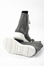 画像をギャラリービューアに読み込む, A.F ARTEFACT x Portaille THICK SNEAKER BOOTS / FILED STEER (GREY×WHITE)