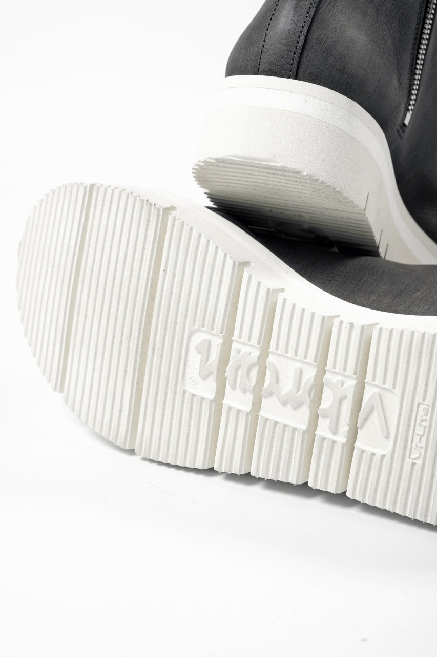 画像をギャラリービューアに読み込む, A.F ARTEFACT x Portaille THICK SNEAKER BOOTS / FILED STEER (GREY×WHITE)