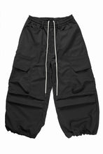 画像をギャラリービューアに読み込む, A.F ARTEFACT CARGO WIDE PANTS / PLAIN WEAVE (BLACK)