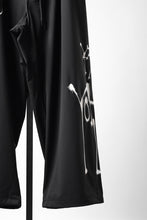 画像をギャラリービューアに読み込む, Y-3 Yohji Yamamoto CHITO GRAPHIC WIDE WOOL PANTS (BLACK)