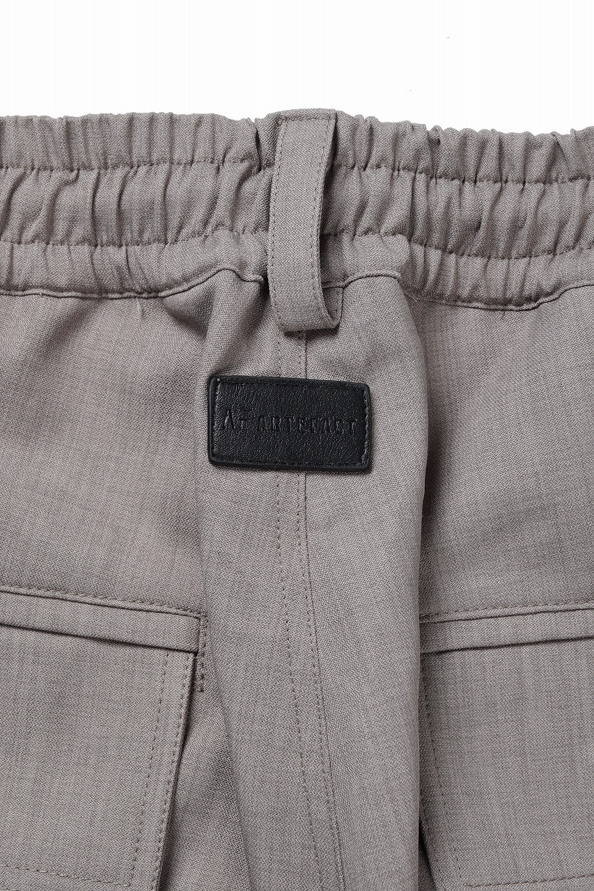 画像をギャラリービューアに読み込む, A.F ARTEFACT CARGO WIDE PANTS / PLAIN WEAVE (GREY)