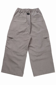 画像をギャラリービューアに読み込む, A.F ARTEFACT CARGO WIDE PANTS / PLAIN WEAVE (GREY)