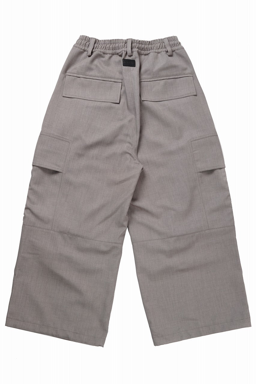 画像をギャラリービューアに読み込む, A.F ARTEFACT CARGO WIDE PANTS / PLAIN WEAVE (GREY)