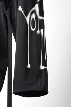 画像をギャラリービューアに読み込む, Y-3 Yohji Yamamoto CHITO GRAPHIC WIDE WOOL PANTS (BLACK)