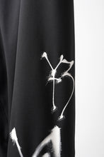 画像をギャラリービューアに読み込む, Y-3 Yohji Yamamoto CHITO GRAPHIC WIDE WOOL PANTS (BLACK)