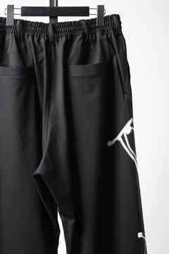 画像をギャラリービューアに読み込む, Y-3 Yohji Yamamoto CHITO GRAPHIC WIDE WOOL PANTS (BLACK)