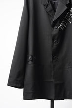 Load image into Gallery viewer, Y-3 Yohji Yamamoto CHITO CITY GRAPHIC WOOL BLAZER (BLACK)