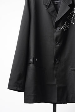 Load image into Gallery viewer, Y-3 Yohji Yamamoto CHITO CITY GRAPHIC WOOL BLAZER (BLACK)