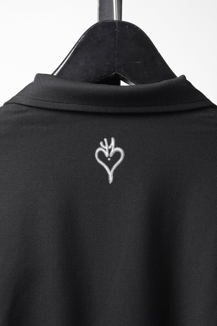 Load image into Gallery viewer, Y-3 Yohji Yamamoto CHITO CITY GRAPHIC WOOL BLAZER (BLACK)