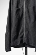 画像をギャラリービューアに読み込む, m.a+ exclusive zipped tall collar shirt jacket wt. pockets / H252DZ/P / LCK (BLACK)