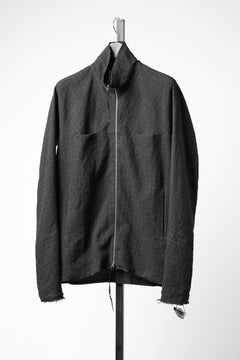 画像をギャラリービューアに読み込む, m.a+ exclusive zipped tall collar shirt jacket wt. pockets / H252DZ/P / LCK (BLACK)