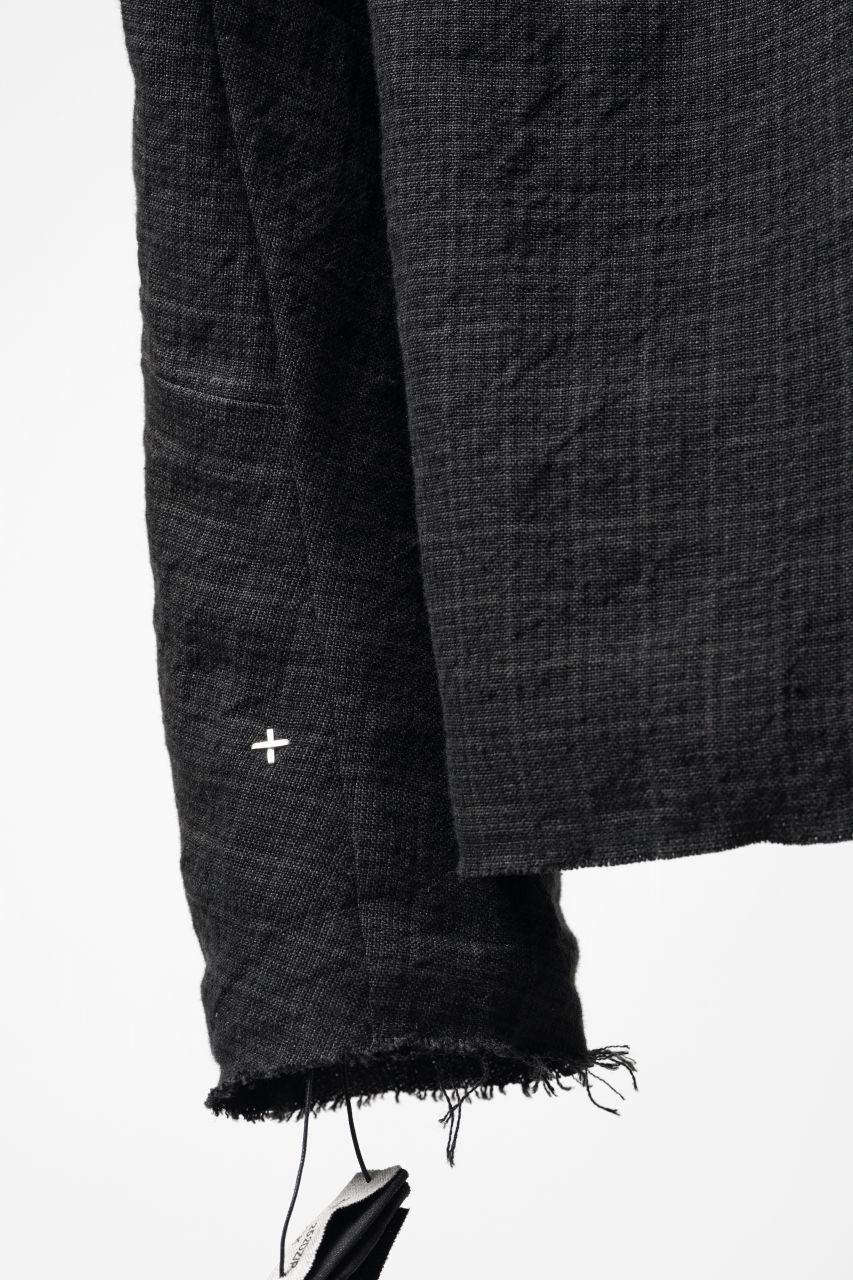 画像をギャラリービューアに読み込む, m.a+ exclusive zipped tall collar shirt jacket wt. pockets / H252DZ/P / LCK (BLACK)