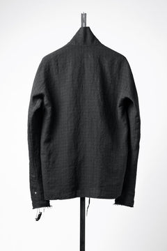 画像をギャラリービューアに読み込む, m.a+ exclusive zipped tall collar shirt jacket wt. pockets / H252DZ/P / LCK (BLACK)