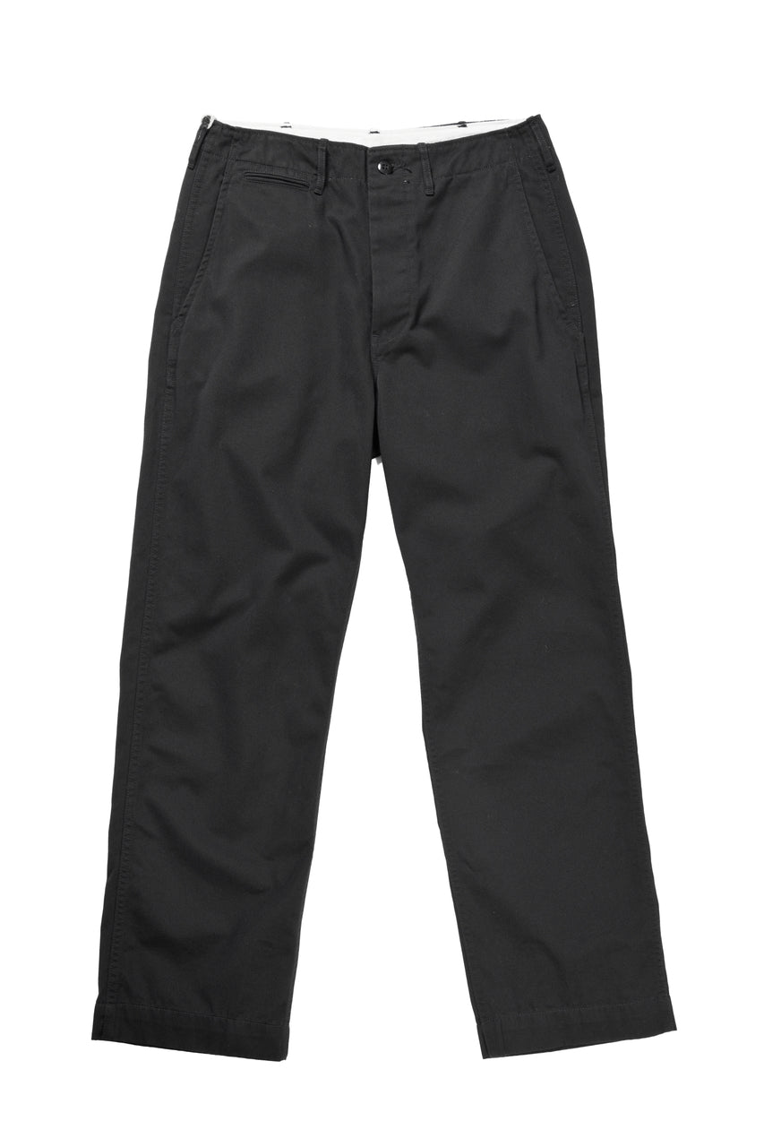 Load image into Gallery viewer, FULLCOUNT 1153 U.S.ARMY TAPERED CHINO TROUSERS (BLACK)