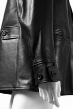 Load image into Gallery viewer, Y&#39;s for men x MASSES LEATHER CAR COAT / MA HORSE LEATHER (BLACK)