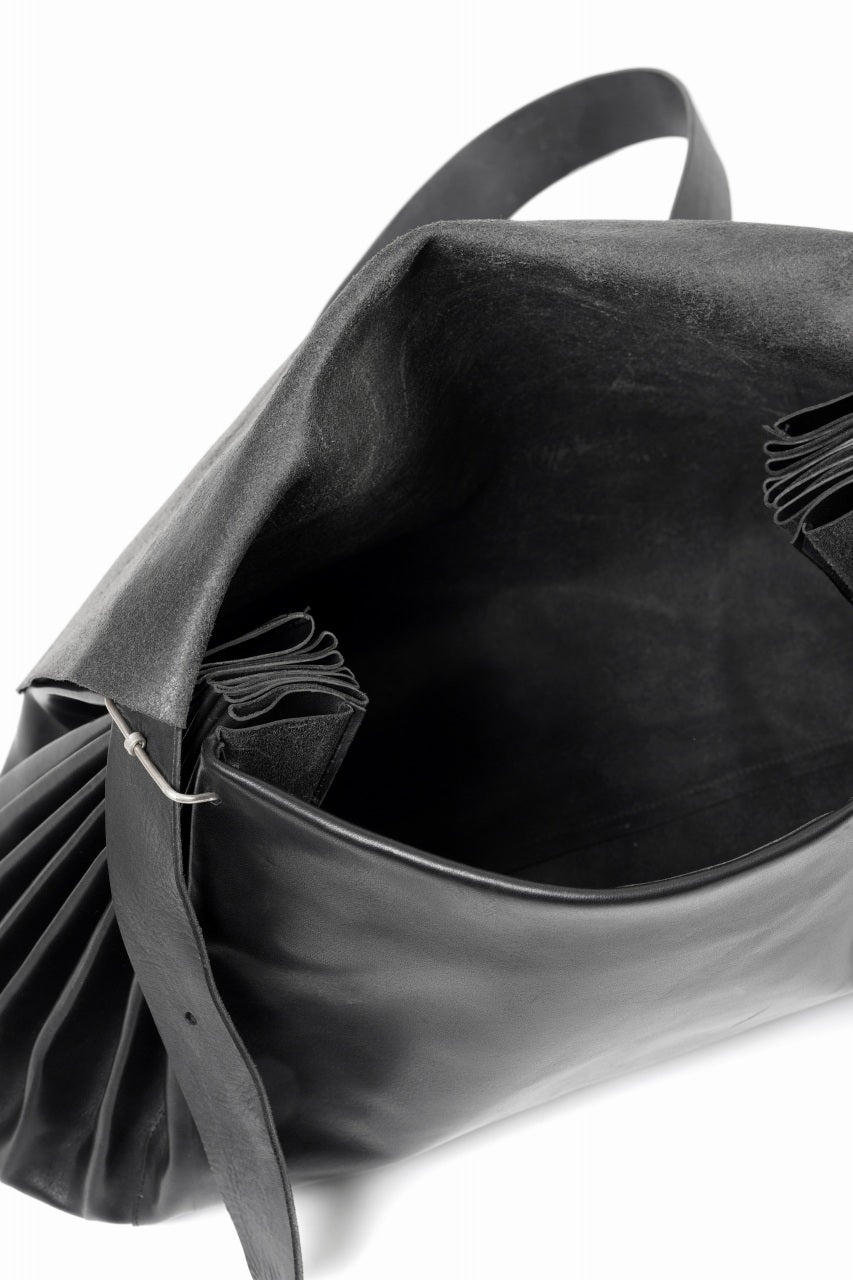 画像をギャラリービューアに読み込む, m.a+ medium expandable accordion bag / B7261 / CU1.0 (BLACK)