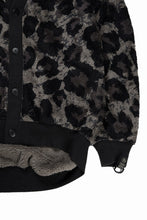 画像をギャラリービューアに読み込む, beauty : beast LARGE LEOPARD FLEECE CARDIGAN (DARK LEOPARD)