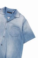 Load image into Gallery viewer, FULLCOUNT 4100HW-2 Denim Open Collar S/S Shirt (Indigo Blue)