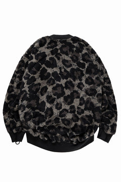 画像をギャラリービューアに読み込む, beauty : beast LARGE LEOPARD FLEECE CARDIGAN (DARK LEOPARD)