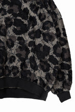 画像をギャラリービューアに読み込む, beauty : beast LARGE LEOPARD FLEECE PULLOVER (DARK LEOPARD)
