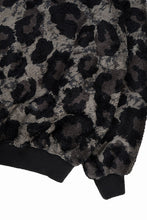 画像をギャラリービューアに読み込む, beauty : beast LARGE LEOPARD FLEECE PULLOVER (DARK LEOPARD)