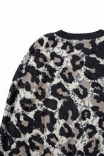 画像をギャラリービューアに読み込む, beauty : beast LARGE LEOPARD FLEECE PULLOVER (LIGHT LEOPARD)