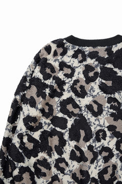 画像をギャラリービューアに読み込む, beauty : beast LARGE LEOPARD FLEECE PULLOVER (LIGHT LEOPARD)