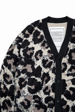 画像をギャラリービューアに読み込む, beauty : beast LARGE LEOPARD FLEECE CARDIGAN (LIGHT LEOPARD)