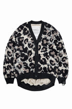 画像をギャラリービューアに読み込む, beauty : beast LARGE LEOPARD FLEECE CARDIGAN (LIGHT LEOPARD)