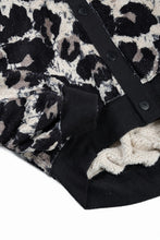 画像をギャラリービューアに読み込む, beauty : beast LARGE LEOPARD FLEECE CARDIGAN (LIGHT LEOPARD)