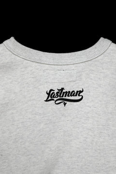 画像をギャラリービューアに読み込む, LASTMAN PRINTED CREW NECK -OIL- (OATMEAL)