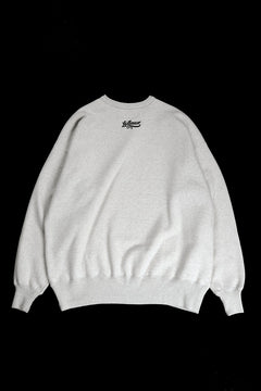 画像をギャラリービューアに読み込む, LASTMAN PRINTED CREW NECK -OIL- (OATMEAL)