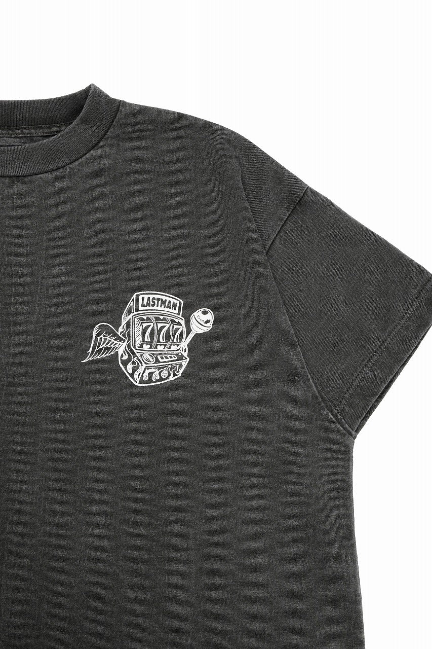 画像をギャラリービューアに読み込む, LASTMAN PRINTED TEE SHIRTS -SLOT- (BLACK)