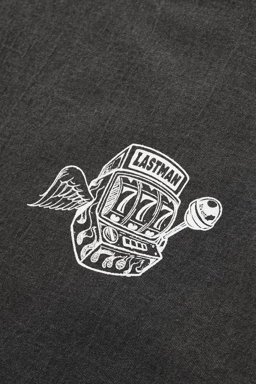 画像をギャラリービューアに読み込む, LASTMAN PRINTED TEE SHIRTS -SLOT- (BLACK)