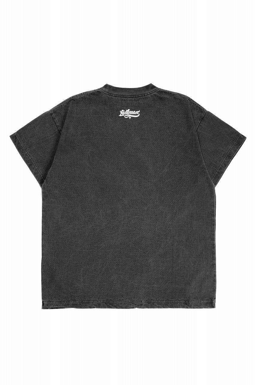 LASTMAN PRINTED TEE SHIRTS -SLOT- (BLACK) – LOOM OSAKA