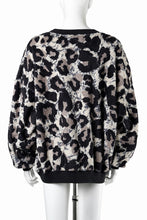 画像をギャラリービューアに読み込む, beauty : beast LARGE LEOPARD FLEECE CARDIGAN (LIGHT LEOPARD)