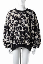 画像をギャラリービューアに読み込む, beauty : beast LARGE LEOPARD FLEECE PULLOVER (LIGHT LEOPARD)