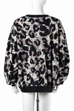画像をギャラリービューアに読み込む, beauty : beast LARGE LEOPARD FLEECE PULLOVER (LIGHT LEOPARD)