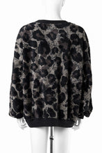 画像をギャラリービューアに読み込む, beauty : beast LARGE LEOPARD FLEECE PULLOVER (DARK LEOPARD)