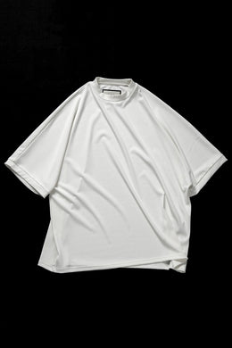 N/07 DOLMAN SHORT SLEEVE TEE / AQUASUITING THICK RIB (WHITE)