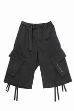 Load image into Gallery viewer, ISABEL BENENATO Washed Cotton Short Pants (BLACK)