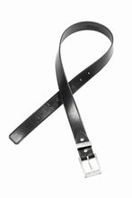 Load image into Gallery viewer, ISAMU KATAYAMA BACKLASH PIN-BELT 35mm / OBJECT DYED DOUBLE SHOULDER LEATHER (BLACK)